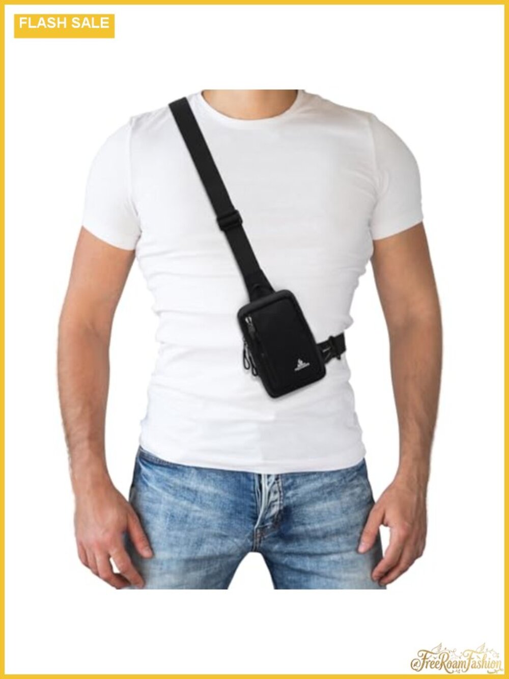 Nylon Mini Sling Crossbody Bag Water Resistant Adjustable Strap